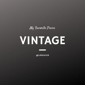 Is there anything better than vintage pieces?